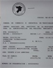 Recibo de presentación